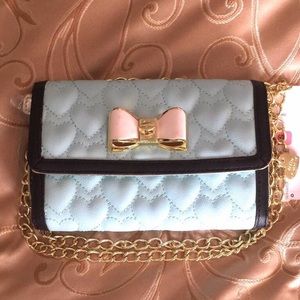Betsey Johnson Wallet w/chain